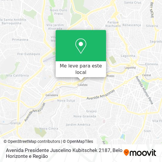 Avenida Presidente Juscelino Kubitschek 2187 mapa