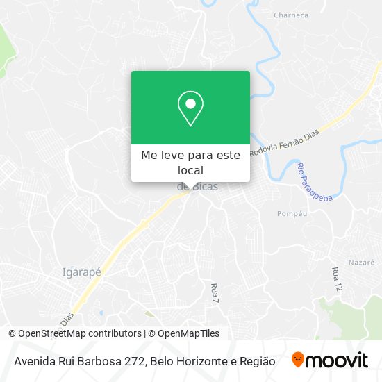 Avenida Rui Barbosa 272 mapa