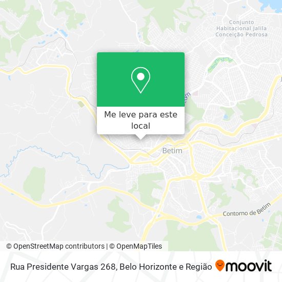 Rua Presidente Vargas 268 mapa
