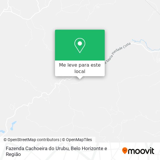 Fazenda Cachoeira do Urubu mapa