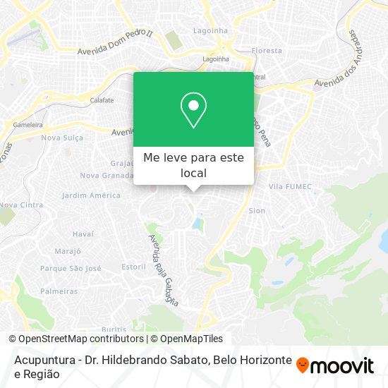 Acupuntura - Dr. Hildebrando Sabato mapa