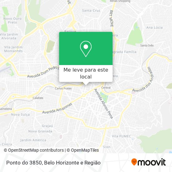 Ponto do 3850 mapa