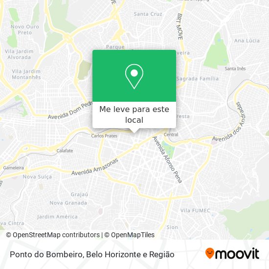 Ponto do Bombeiro mapa