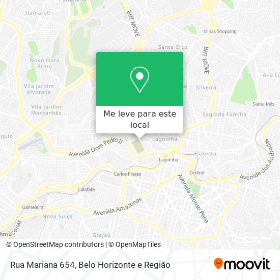 Rua Mariana 654 mapa