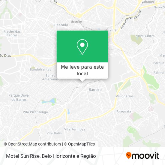 Motel Sun Rise mapa