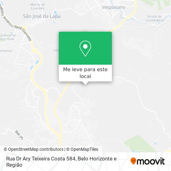 Rua Dr Ary Teixeira Costa 584 mapa