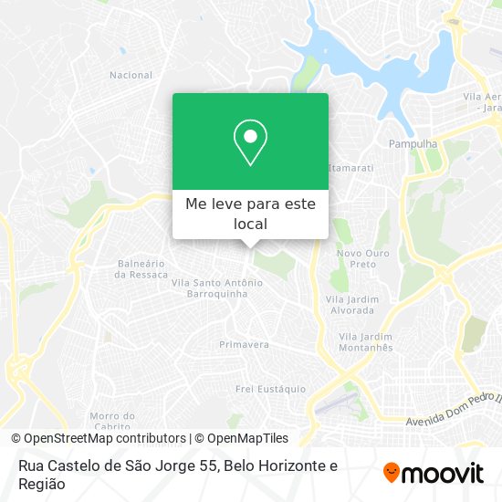 Rua Castelo de São Jorge 55 mapa