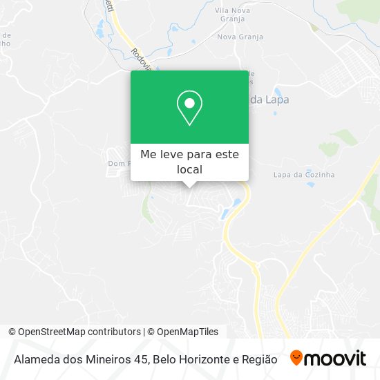 Alameda dos Mineiros 45 mapa