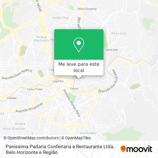 Panissima Padaria Confeitaria e Restaurante Ltda mapa