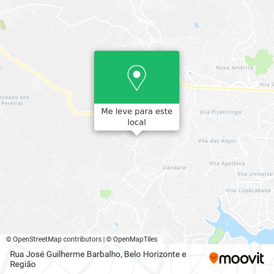 Rua José Guilherme Barbalho mapa