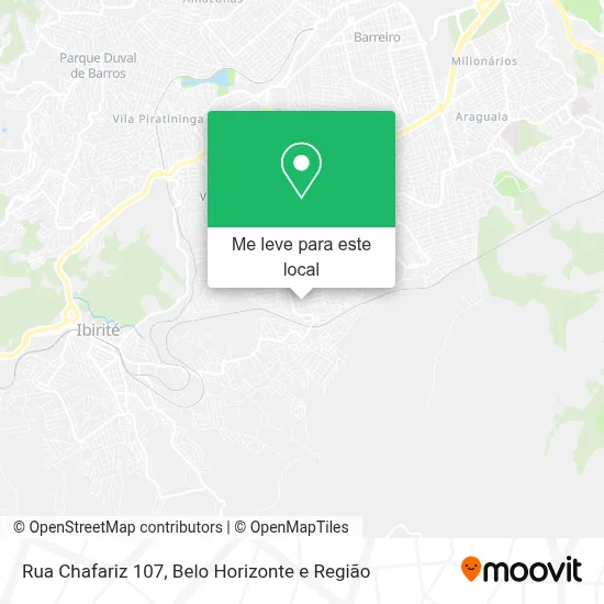 Rua Chafariz 107 mapa