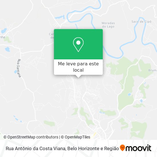 Rua Antônio da Costa Viana mapa