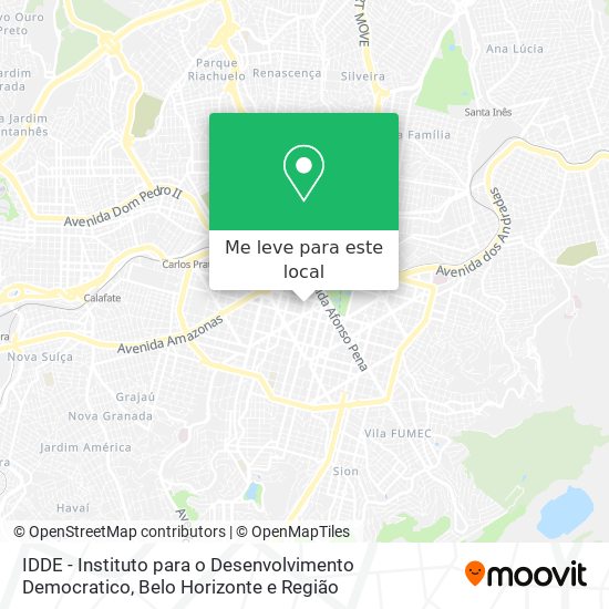 IDDE - Instituto para o Desenvolvimento Democratico mapa
