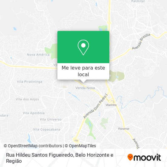 Rua Hildeu Santos Figueiredo mapa