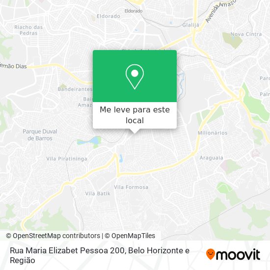 Rua Maria Elizabet Pessoa 200 mapa