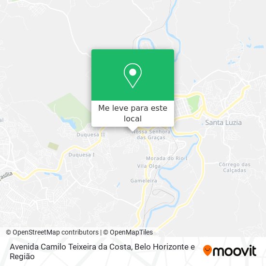 Avenida Camilo Teixeira da Costa mapa
