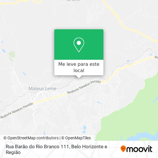 Rua Barão do Rio Branco 111 mapa