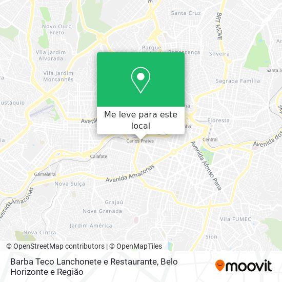 Barba Teco Lanchonete e Restaurante mapa