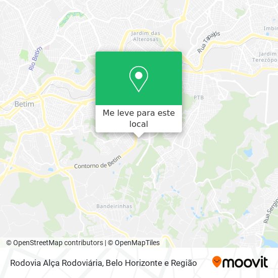 Rodovia Alça Rodoviária mapa