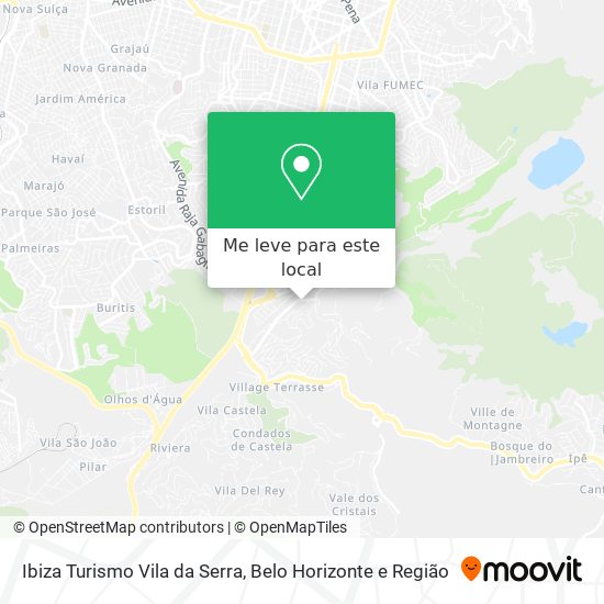 Ibiza Turismo Vila da Serra mapa