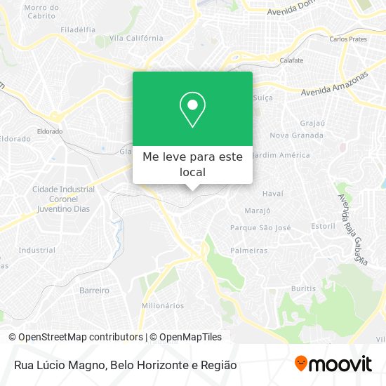 Rua Lúcio Magno mapa