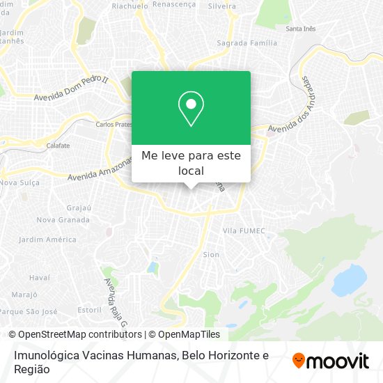 Imunológica Vacinas Humanas mapa