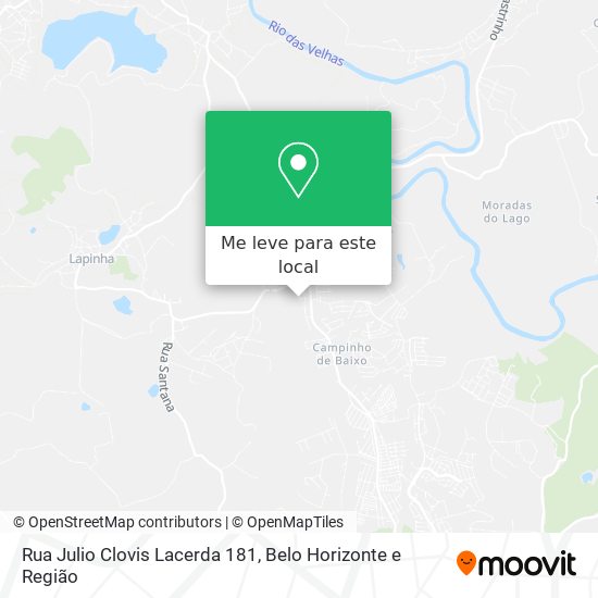 Rua Julio Clovis Lacerda 181 mapa