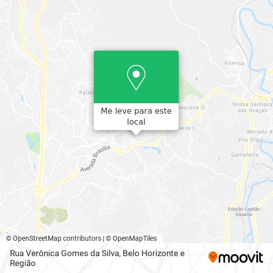 Rua Verônica Gomes da Silva mapa