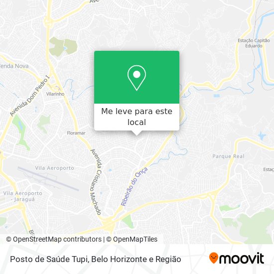 Posto de Saúde Tupi mapa