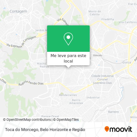 Toca do Morcego mapa