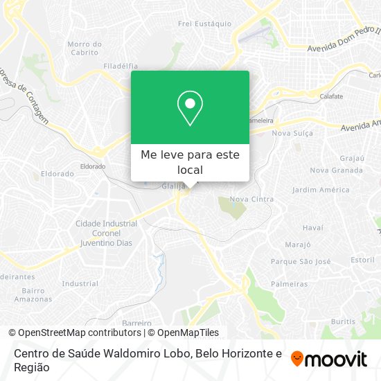 Centro de Saúde Waldomiro Lobo mapa