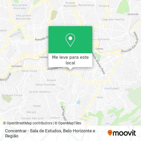 Concentrar - Sala de Estudos mapa