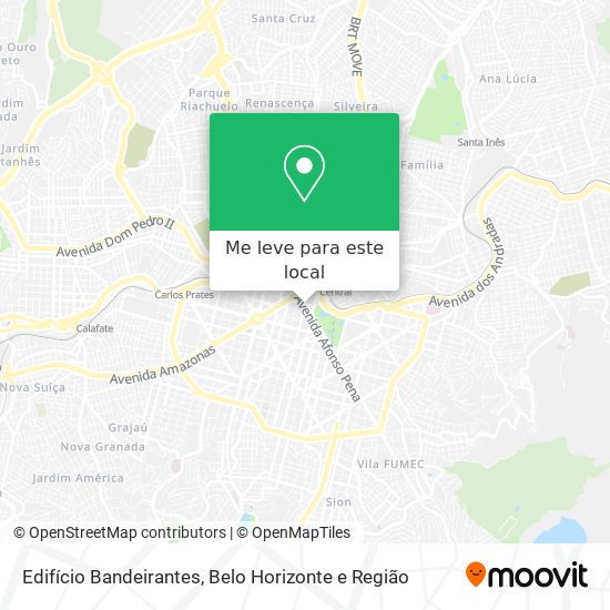 Edifício Bandeirantes mapa
