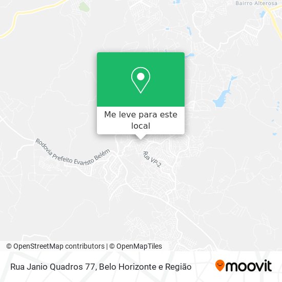 Rua Janio Quadros 77 mapa