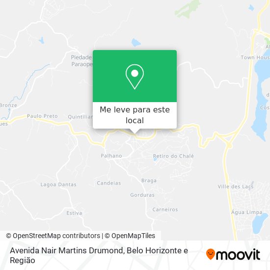 Avenida Nair Martins Drumond mapa