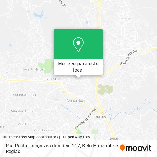 Rua Paulo Gonçalves dos Reis 117 mapa