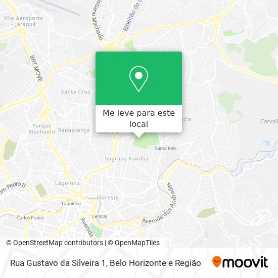 Rua Gustavo da Silveira 1 mapa