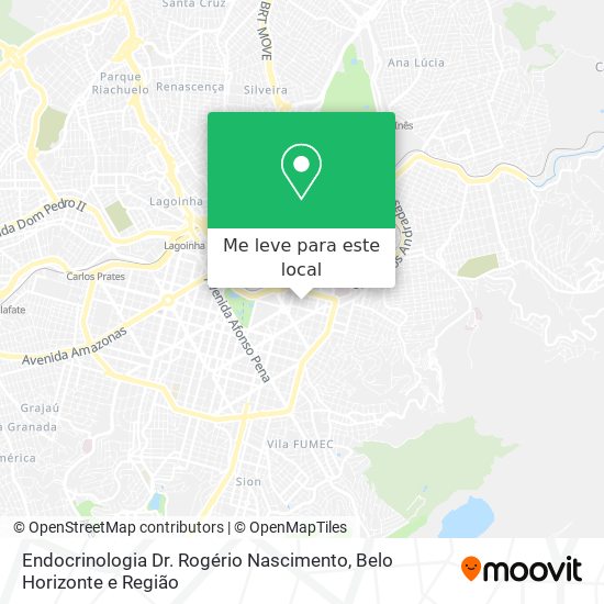 Endocrinologia Dr. Rogério Nascimento mapa