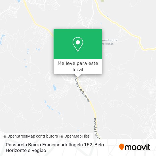 Passarela Bairro Franciscadriângela 152 mapa