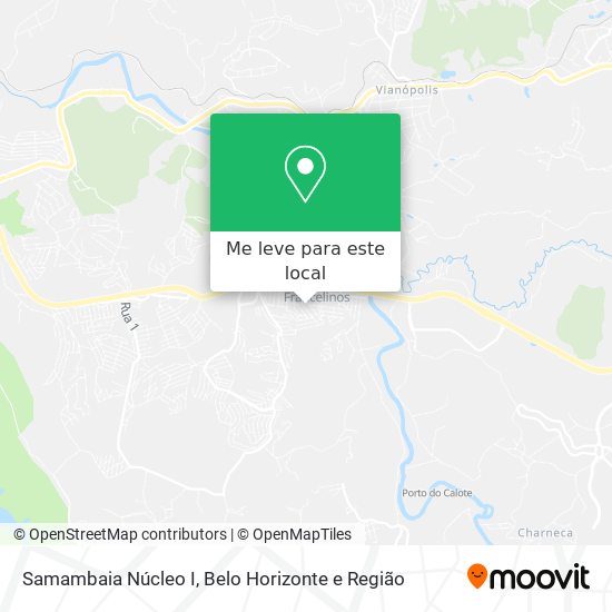 Samambaia Núcleo I mapa