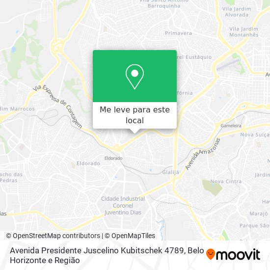 Avenida Presidente Juscelino Kubitschek 4789 mapa