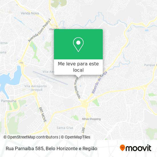 Rua Parnaíba 585 mapa