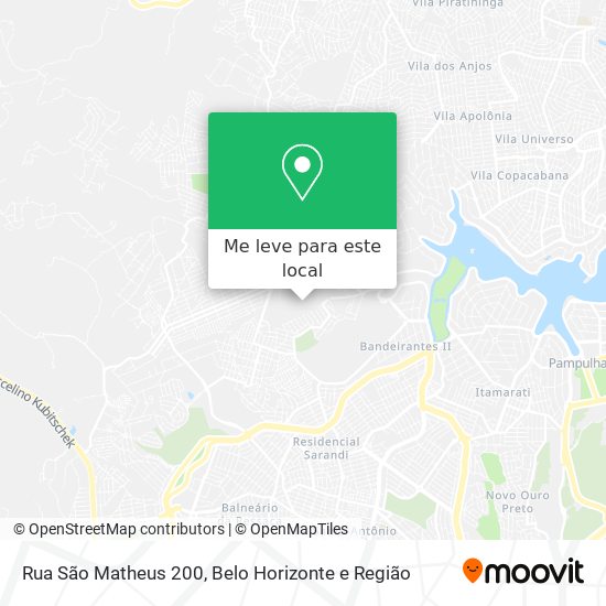 Rua São Matheus 200 mapa