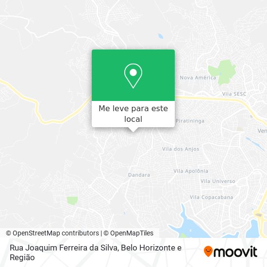 Rua Joaquim Ferreira da Silva mapa