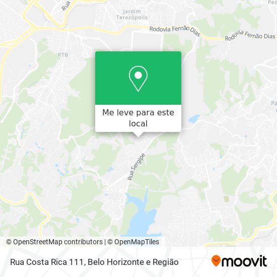 Rua Costa Rica 111 mapa