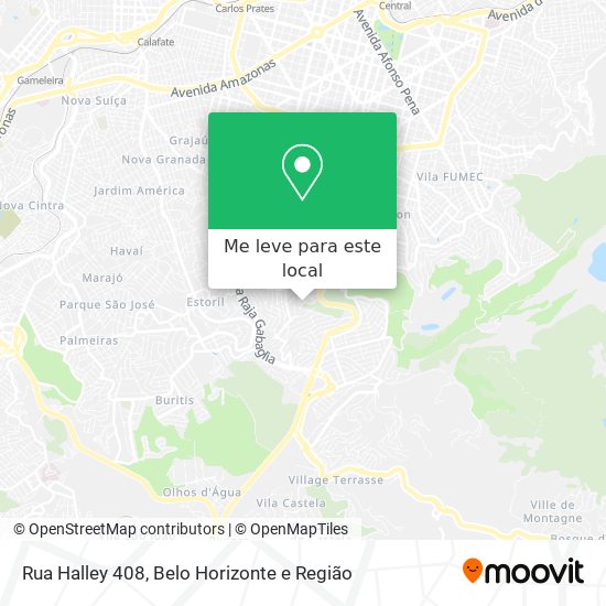 Rua Halley 408 mapa