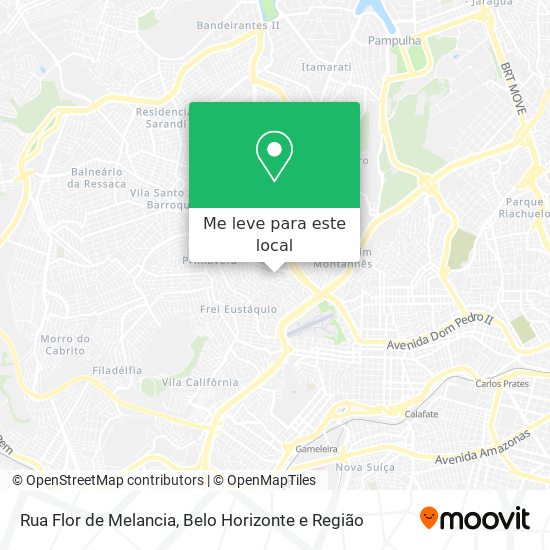 Rua Flor de Melancia mapa