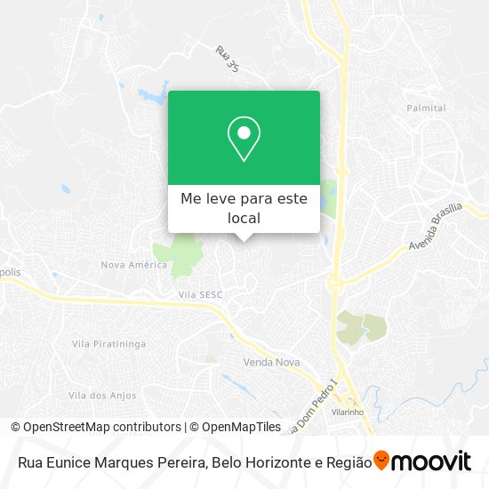 Rua Eunice Marques Pereira mapa