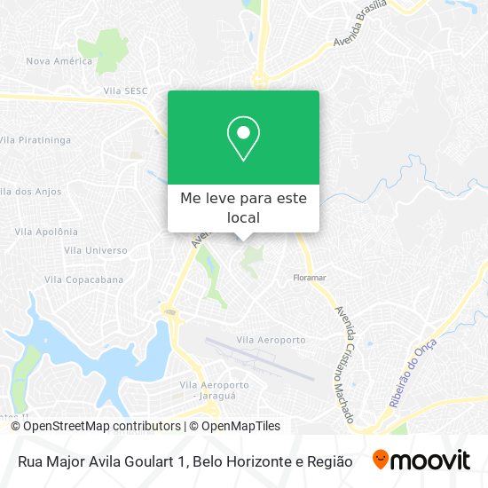 Rua Major Avila Goulart 1 mapa