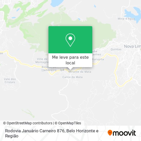 Rodovia Januário Carneiro 876 mapa
